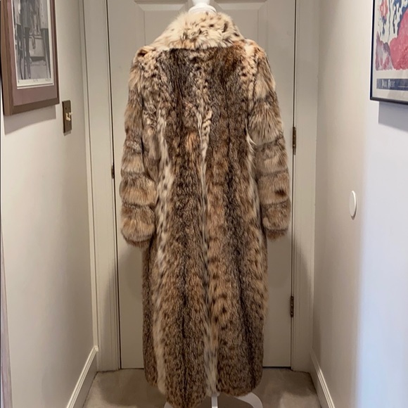 Natural Lynx coat with shawl collar - Picture 2 of 9